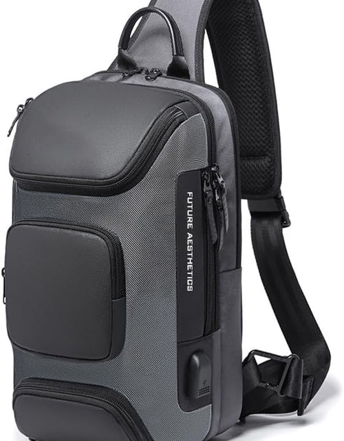 Load image into Gallery viewer, Sling Backpack Sling Bag Crossbody Backpack Shoulder Casual Daypack Rucksack for Men
